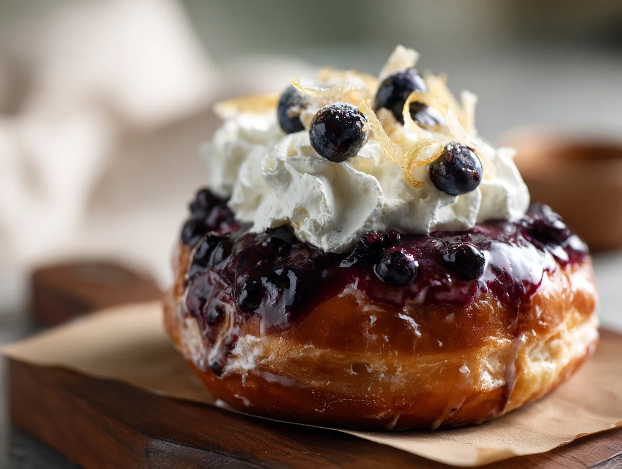 Blueberry Lemon Donut